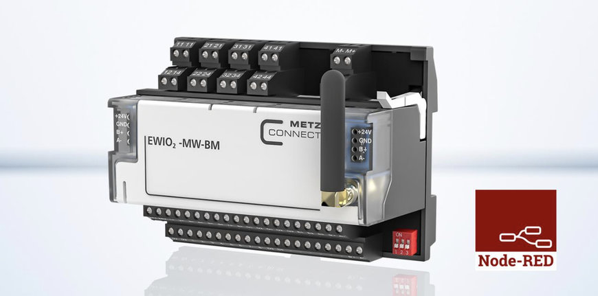Metz Connect  presents Compact controller and data logger Node-RED